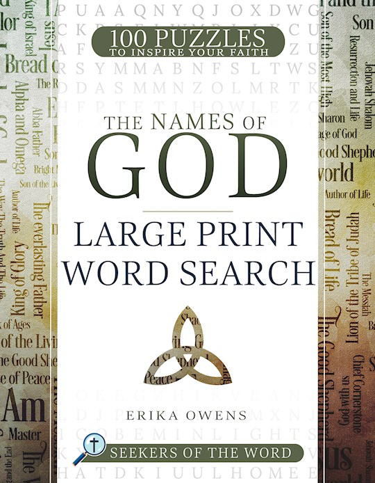 The Names of God Large Print Word Search