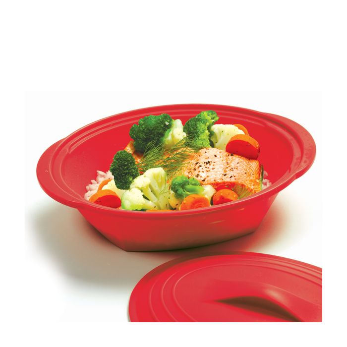 M6 Microwave Silicone Steamer (Card) - prep like a pro, serving products