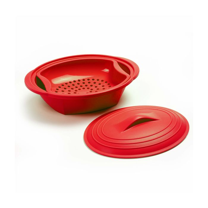 M6 Microwave Silicone Steamer (Card) - prep like a pro, serving products